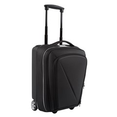 Semi-rigid Front Cargo Travel Bag - Black