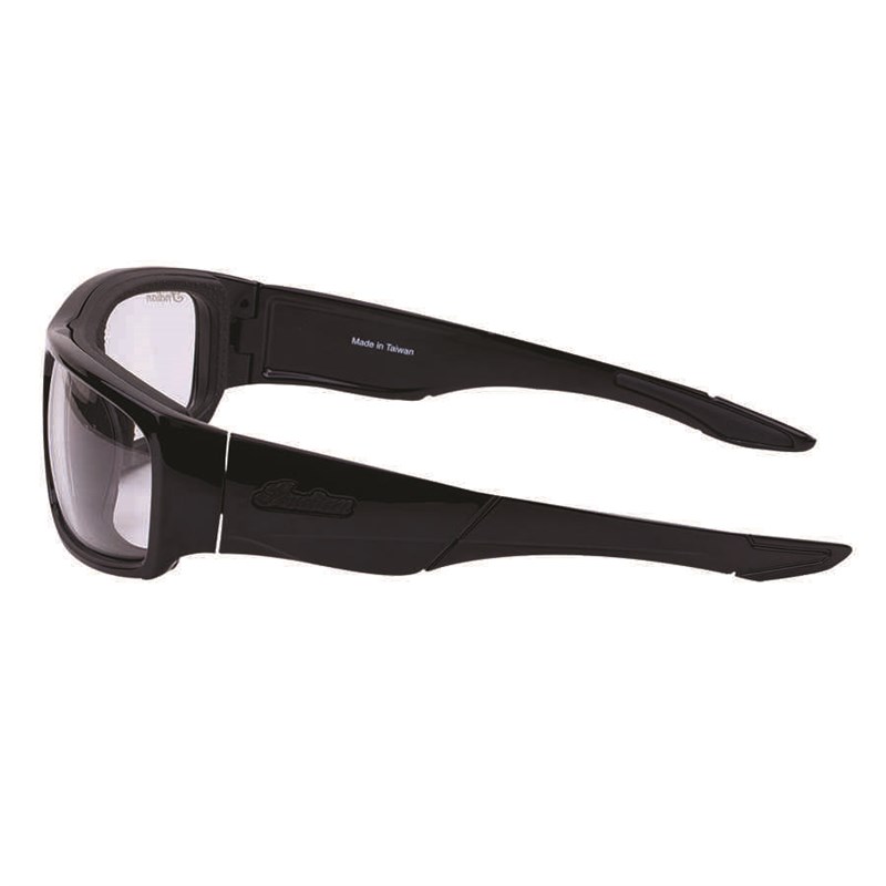 Riding Highway Sunglasses with Clear Lens, Black