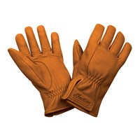 Men's Deerskin Leather Strap Gloves, Tan