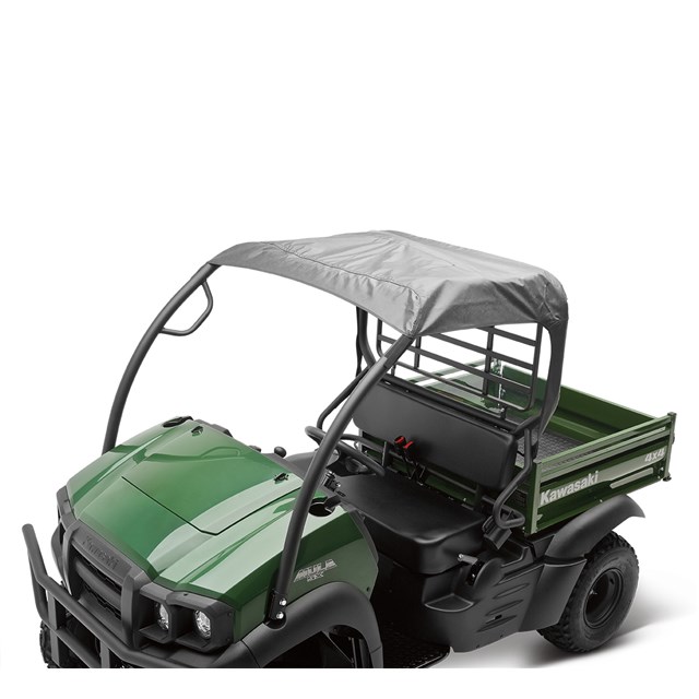 Soft Roof with Back, Black | 2016 Kawasaki MULE™ 610 4X4 XC