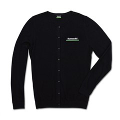 Women's Kawasaki 3 Green Lines Cardigan Sweater