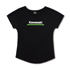 Women's Kawasaki 3 Green Lines Dolman Tee