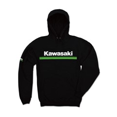 Kawasaki 3 Green Lines Hooded Sweatshirt
