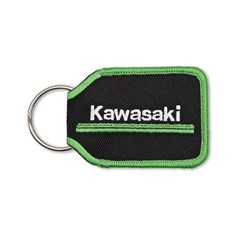 3 Green Lines Woven Key Fob