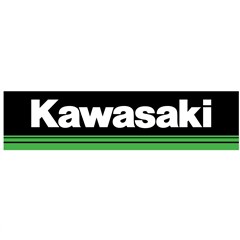 Kawasaki 3 Green Lines 48in. Sticker