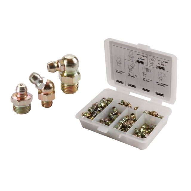 80 Piece SAE Grease Fitting Kit