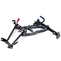 Glacier® Pro Lock & Ride® Steel ATV Plow Frame, Black