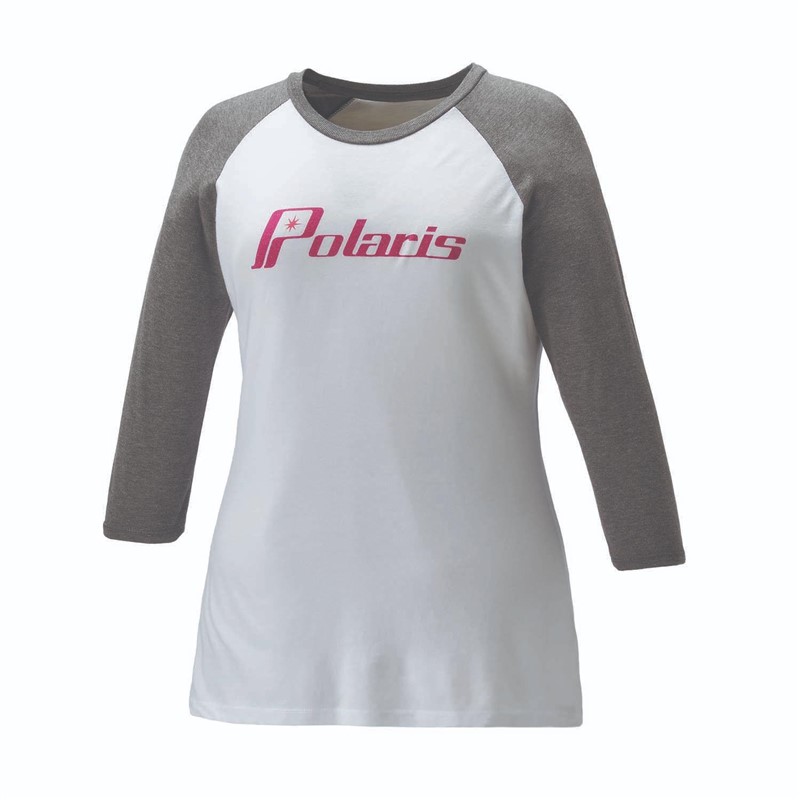 Women’s 3/4 Sleeve Graphic T-Shirt with Polaris® Logo Women’s 3/4 Sleeve Graphic T-Shirt with Polaris® Logo