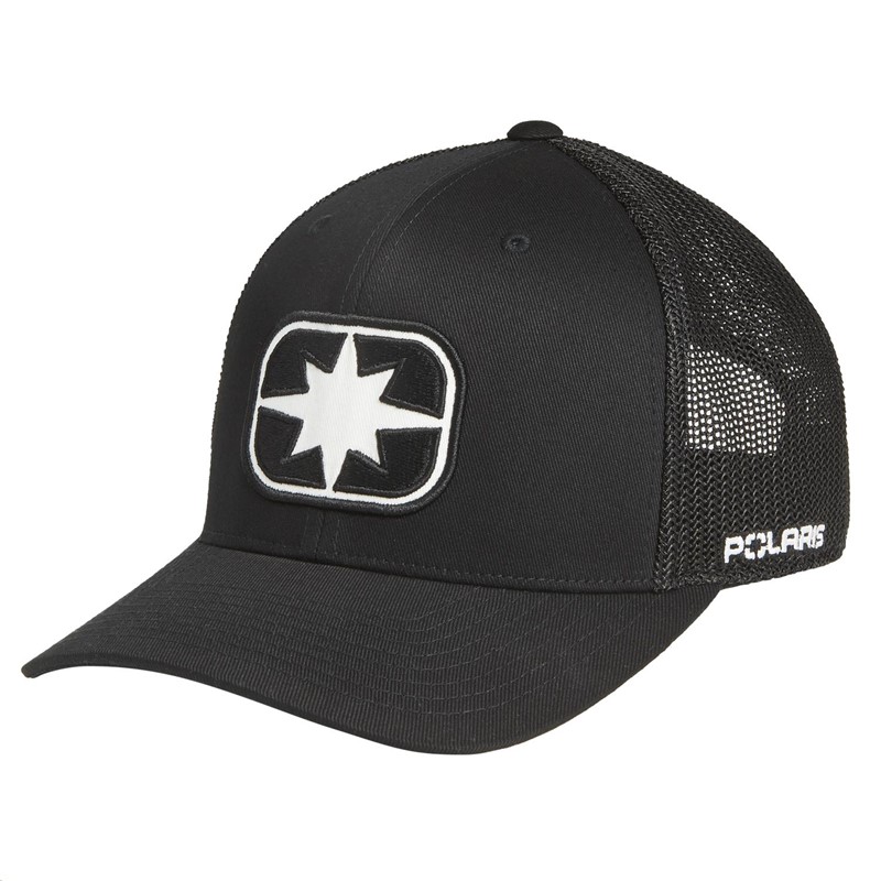 Ellipse Patch Trucker Hat TRUCKER BADGE CAP BLACK