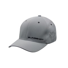 Men's Premium Hat with Slingshot Logo, Gray