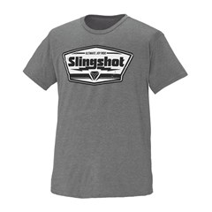 Men's Short-Sleeve Badge T-Shirt, Gray