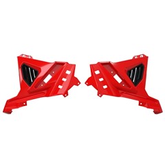 Painted Front Lower Accent Panel Kit - Rogue Red