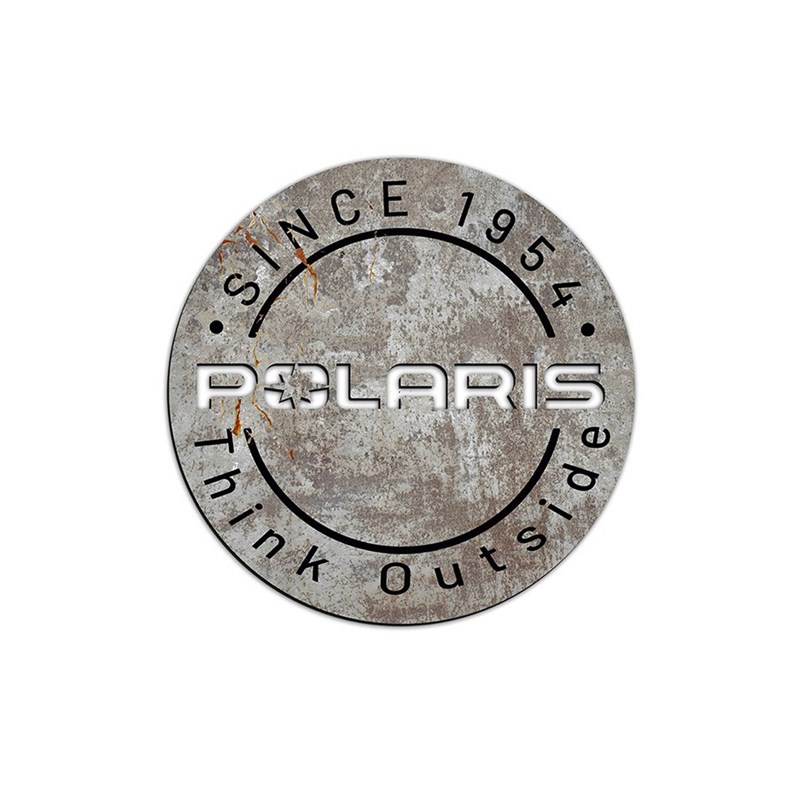 Polaris Round Aluminum Sign 22"