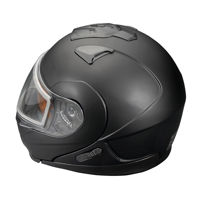 Modular 1.5 Adult Helmet with Flip Down Shield, Black Matte