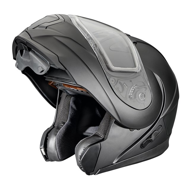 Modular 1.5 Adult Helmet with Flip Down Shield, Black Matte