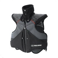 Unisex Adult TEK Super Sport Vest with Removable Collar, Black
