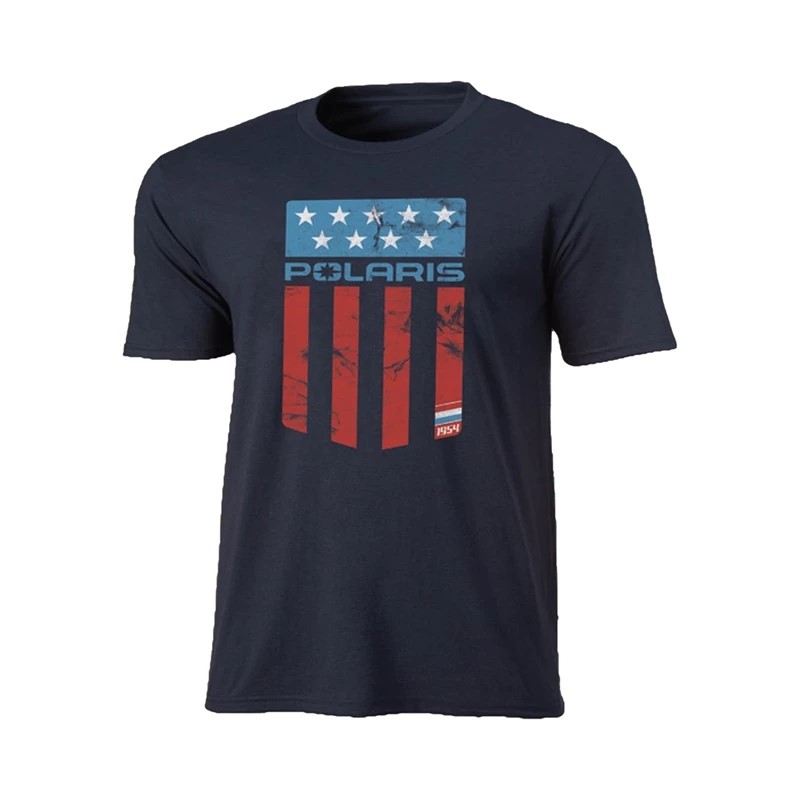 Flag T-Shirts M USA FLAG TEE - GREY 2XL