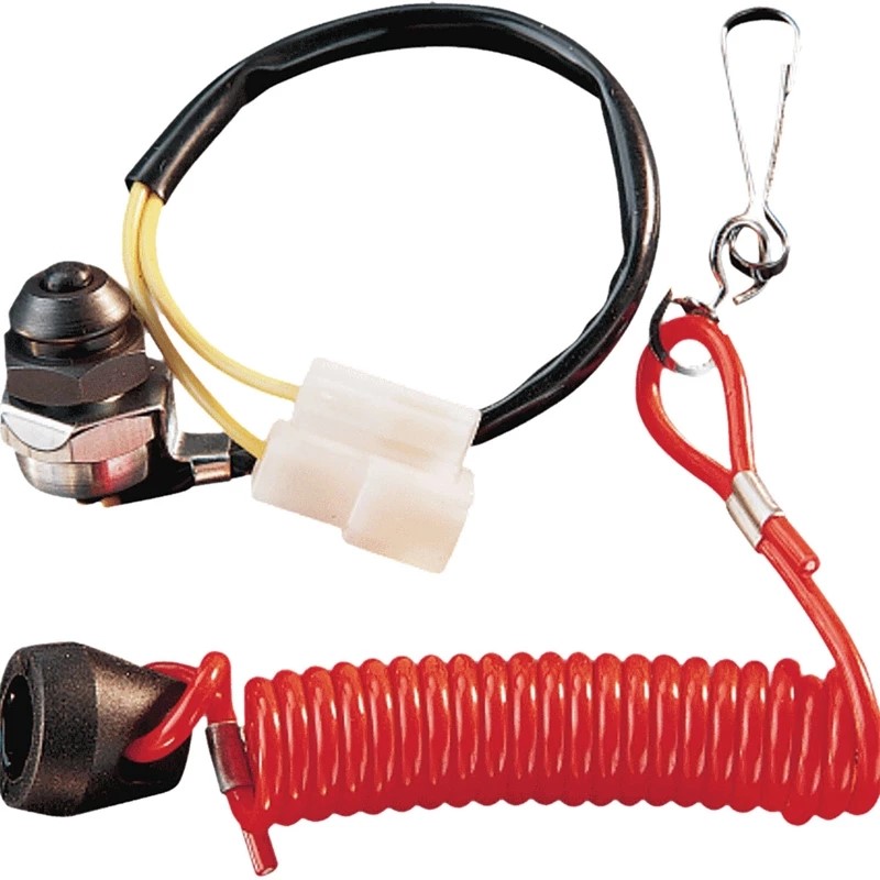 Coiled Tether Kill Switch Kit, Red, Genuine OEM Part 2874379, Qty 1