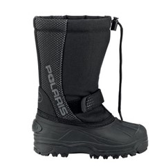 Youth Snowmobiling Boot with Lace Lock System, Black