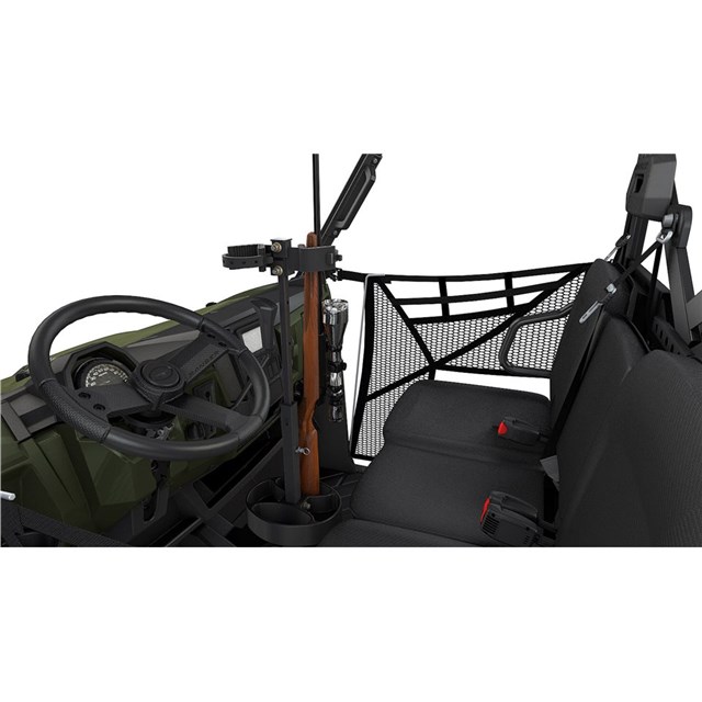 Adjustable InCab Dual Gun Mount with QuickRelease Straps, Black