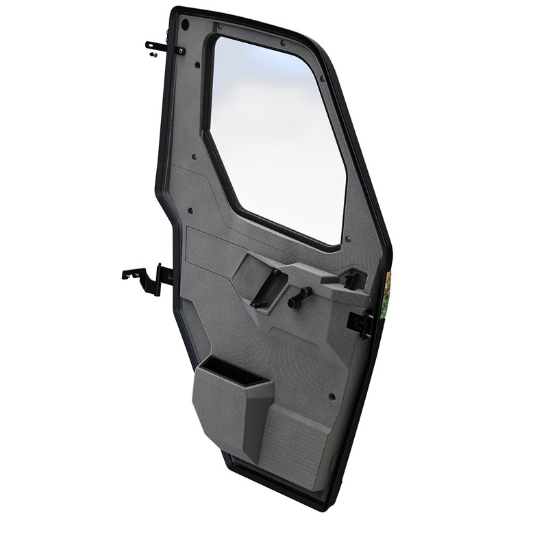 Poly Front Door Set with Manual Windows, Black | 2020 Polaris RANGER