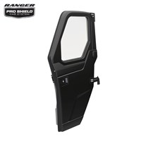 Poly Front Door Set with Manual Windows, Black