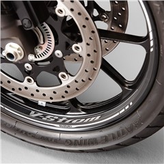 19in. Front Wheel Decal - Red V-Strom
