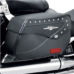 Half Studded Leather Saddlebags