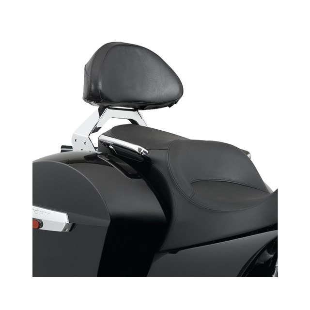 Lock & Ride® Passenger Backrest - Chrome by Victory Motorcycles