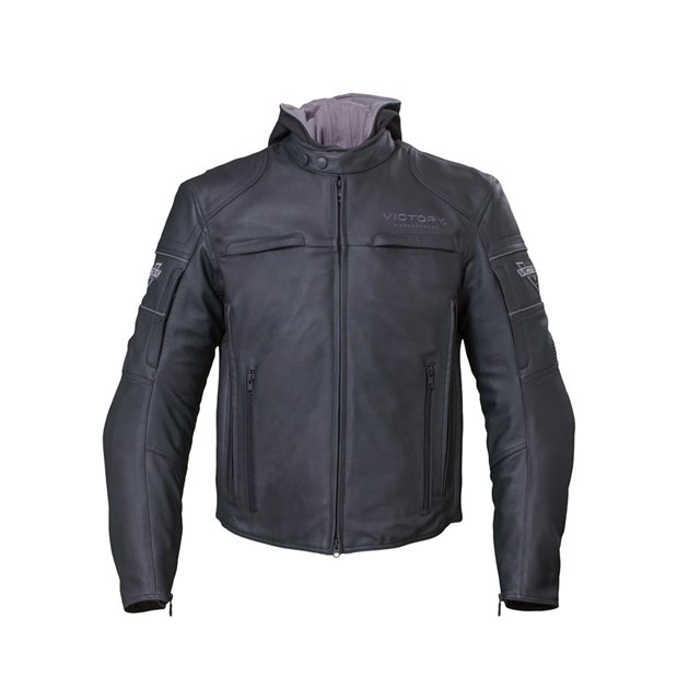 Men's Magnum Jacket - Black Leather by Victory Motorcycles® | Victory ...