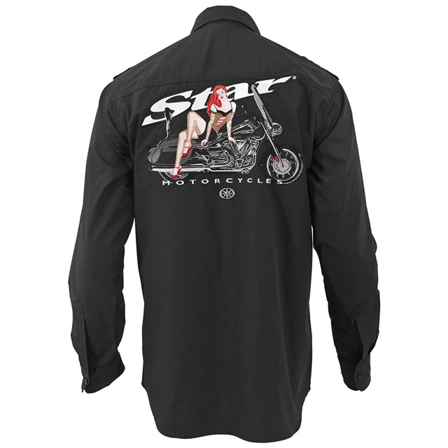 Star® Motorcycles Pin-Up Girl Long Sleeve Shirt | Yamaha Sports Plaza