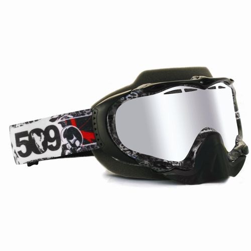 Sinister Goggles by 509&#174; Skull Camo (Chrome Mirror/Yellow Tint Lens)