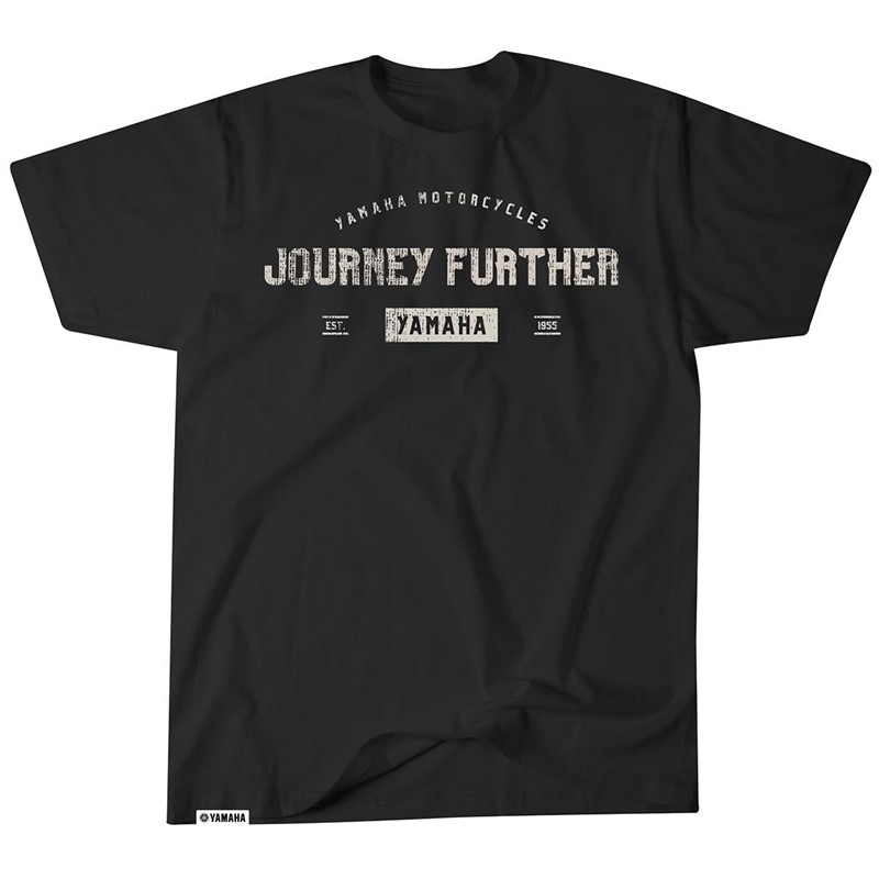 Journey Further Yamaha Tee - Black