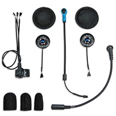 Elite 801 Series Helmet Headset System and Connection Cords by J&M Motorcycle Audio