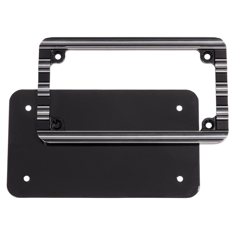 Arlen Ness Beveled License Plate Frame  Black 12-144* 